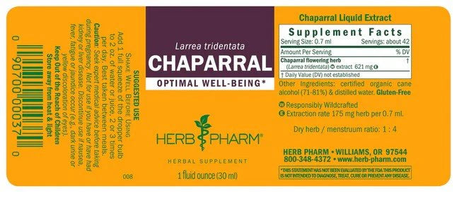 Herb Pharm CHAPARRAL EXTRACT 1 oz
