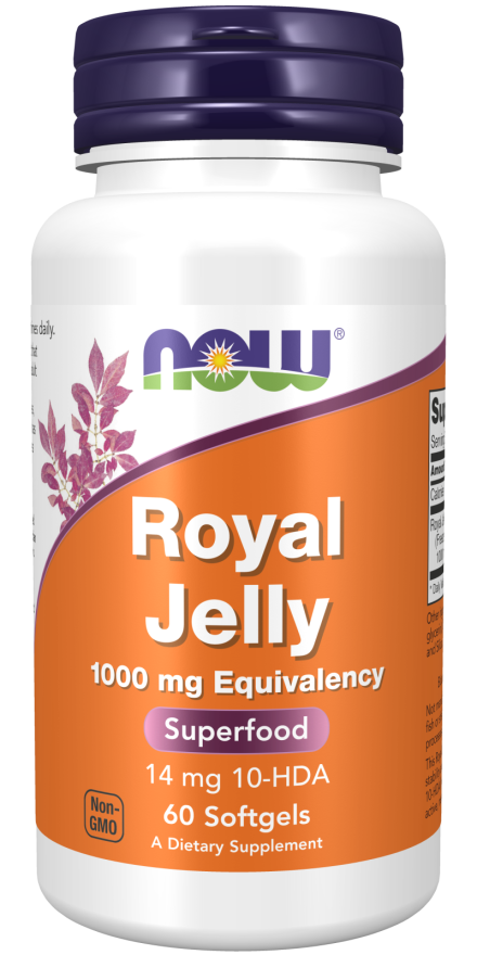 Now ROYAL JELLY 1000mg 60 SGELS