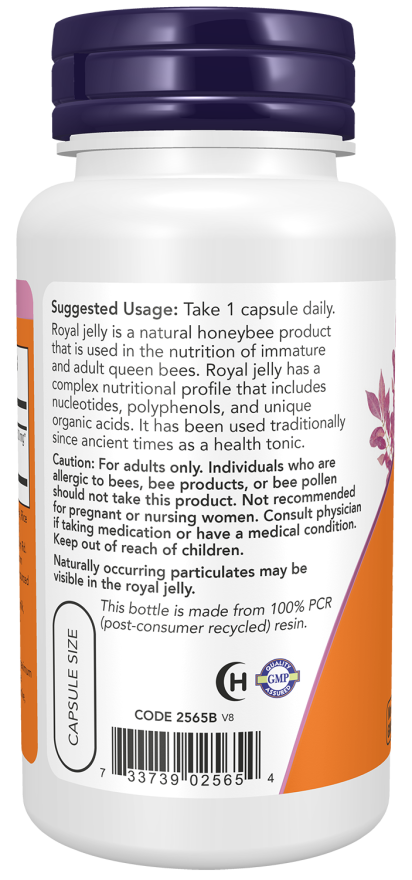 Now ROYAL JELLY 1500mg 60 VCAPS