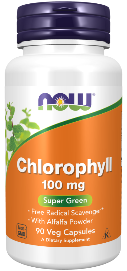 Now CHLOROPHYLL 100mg 90 VCAPS