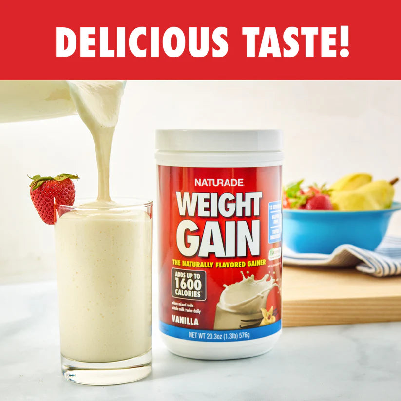 NATURADE WEIGHT GAIN PWD NOSUG VAN 40OZ