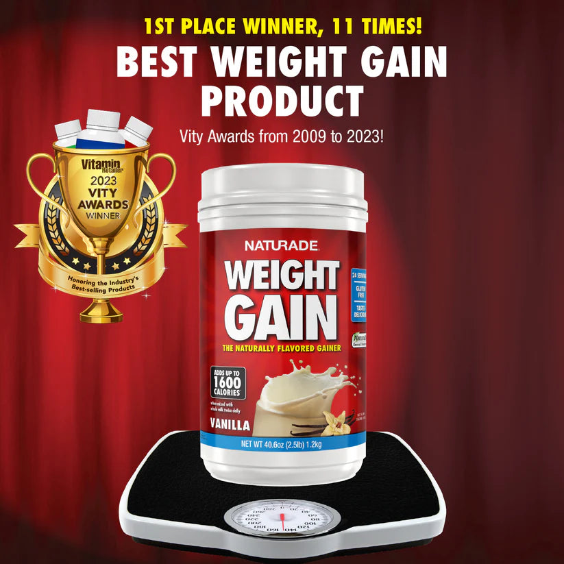 NATURADE WEIGHT GAIN PWD NOSUG VAN 40OZ