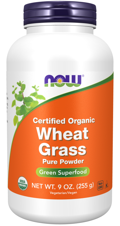 Now WHEAT GRASS POWDER ORG 9oz