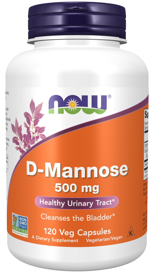 Now D-MANNOSE 500MG 120 VCAPS