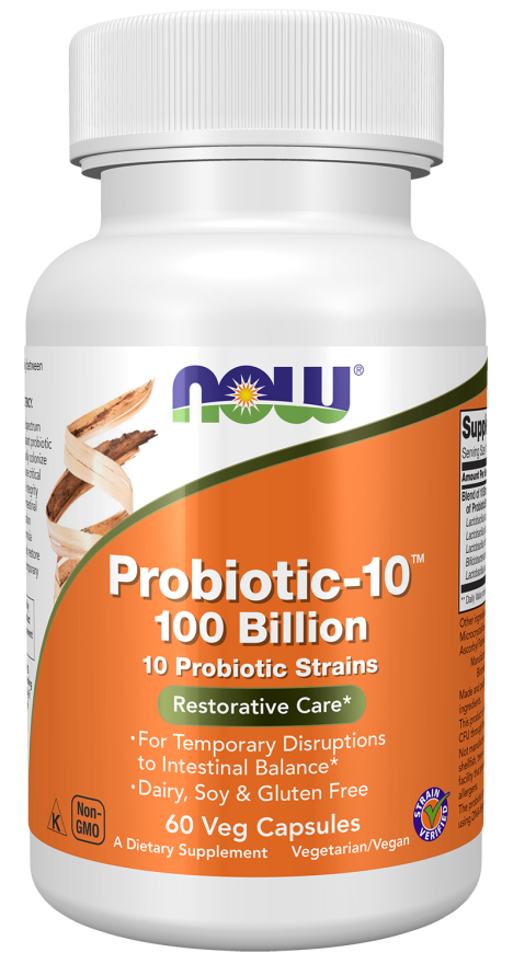 Now PROBIOTIC-10 100 BILLION 60 VCAPS