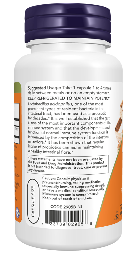 Now ACIDOPHILUS 2 BILLION 100 VCAPS