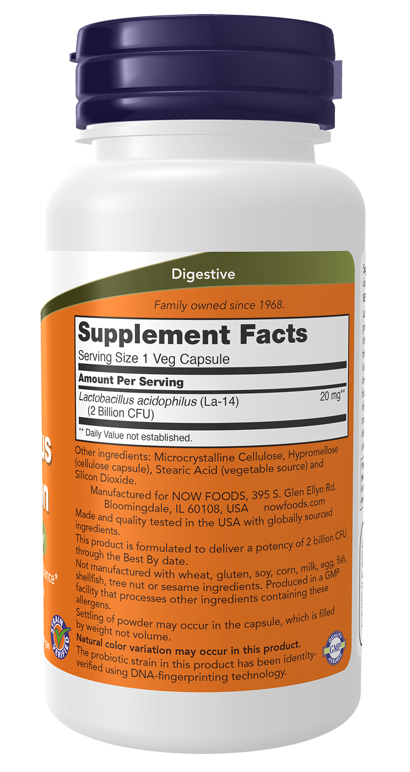 Now ACIDOPHILUS 2 BILLION 100 VCAPS