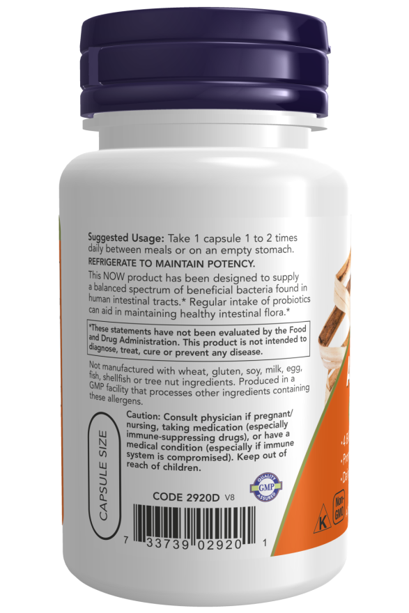 Now 4X6 ACIDOPHILUS 120 VCAPS