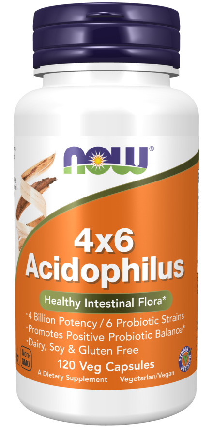 Now 4X6 ACIDOPHILUS 120 VCAPS