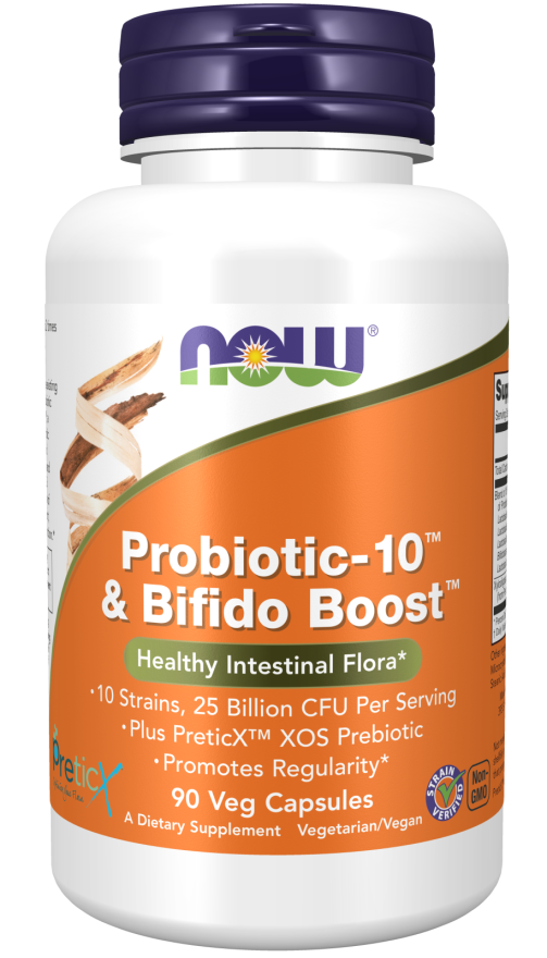 Now PROBIOTIC-10 + BIFIDO BOOST 90 VCAPS