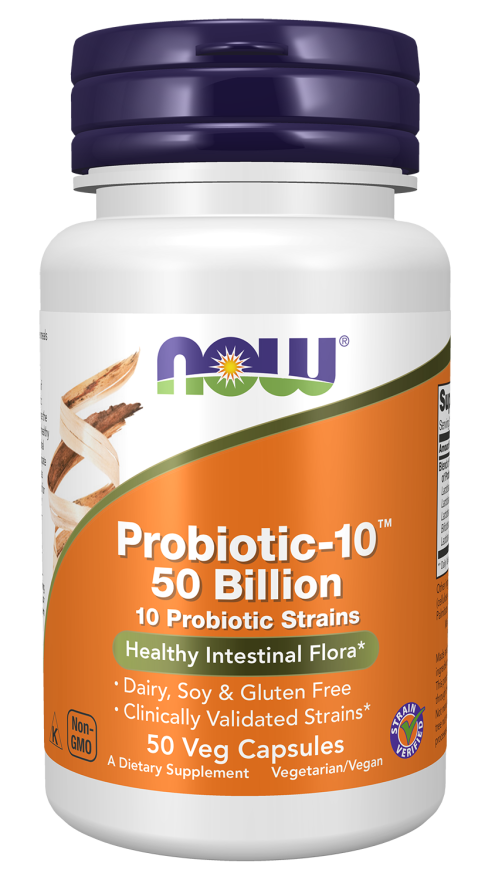Now PROBIOTIC-10 50 BILLION 50 VCAPS