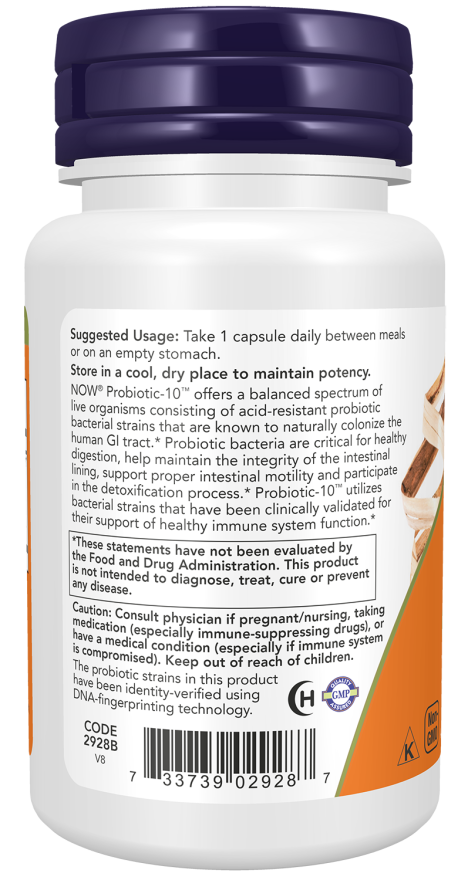 Now PROBIOTIC-10 50 BILLION 50 VCAPS