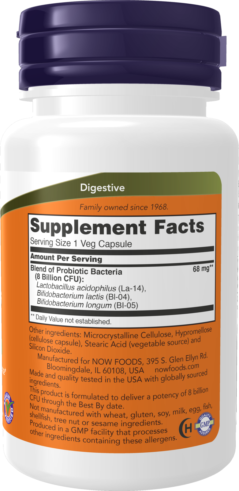 Now 8 BILLION ACIDOPH/BIFIDUS 60 VCAPS