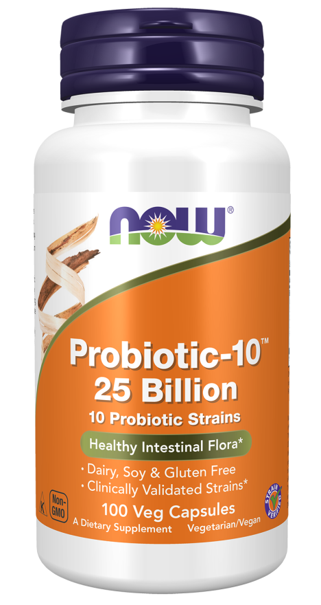 Now PROBIOTIC-10 25 BILLION 100 VCAPS