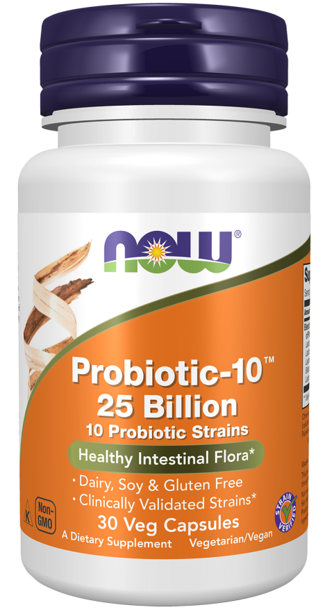 Now PROBIOTIC-10 25 BILLION 30 VCAPS
