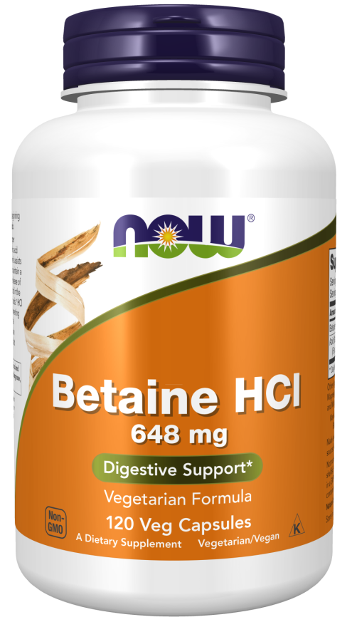 Now BETAINE HCL 120 VCAPS
