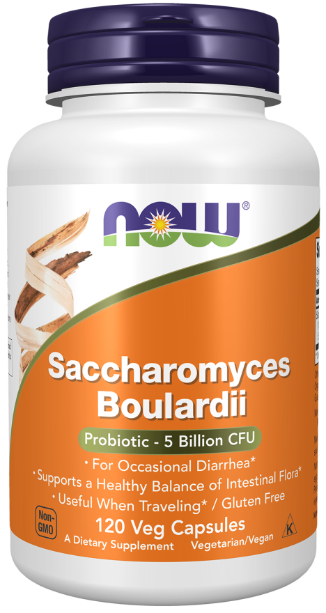 Now SACCHAROMYCES BOULARDII 120 VCAPS