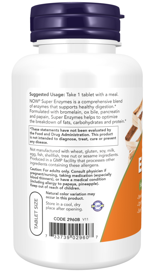 Now SUPER ENZYMES 90 TABS