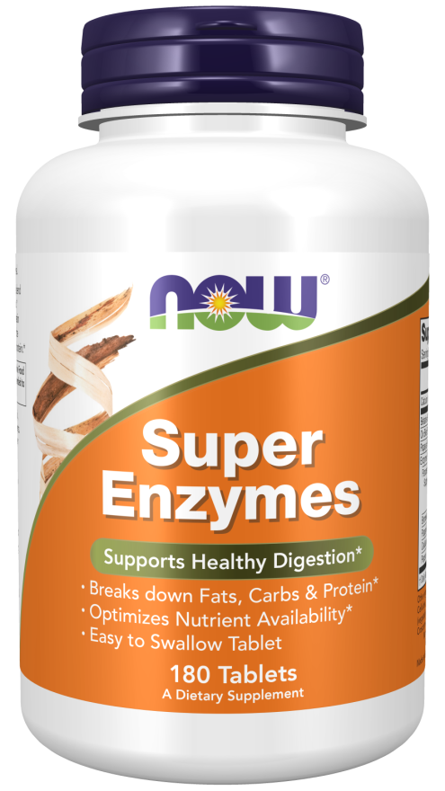 Now SUPER ENZYMES 180 TABS