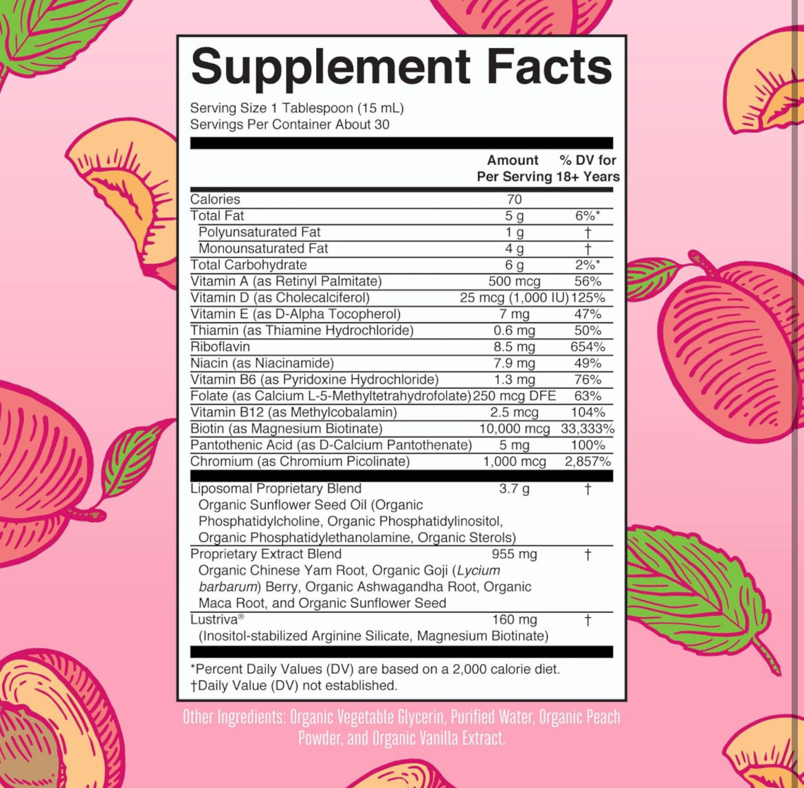 Women's Multivitamin + Hair Growth Liposomal ( 15.22 oz)