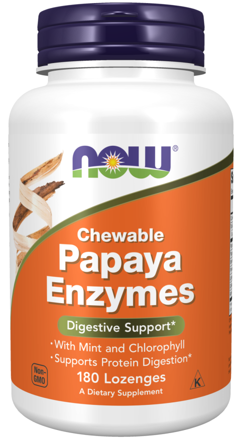 Now PAPAYA ENZYME CHEWABLE 180 TABS
