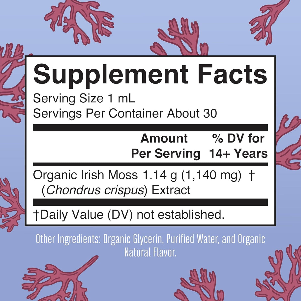 MaryRuth Organic Sea Moss Liquid Drops (1 oz)