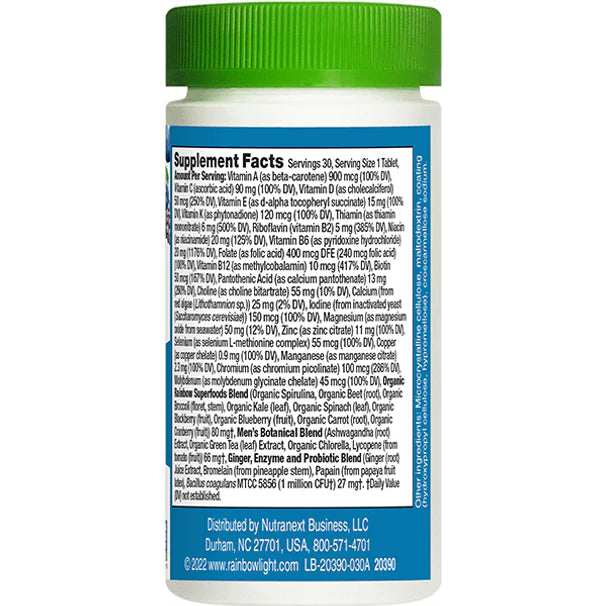 Rainbow Light HIGH POTENCY MEN'S ONE NON-GMO 30CT (ORIGINAL PID: 21714)