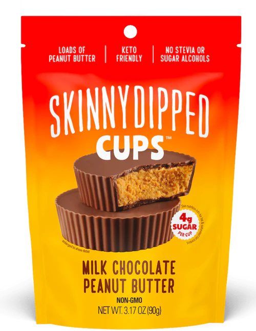 SKINNYDIPPED Milk Chocolate Peanut Butter Cup 3.17 OZ