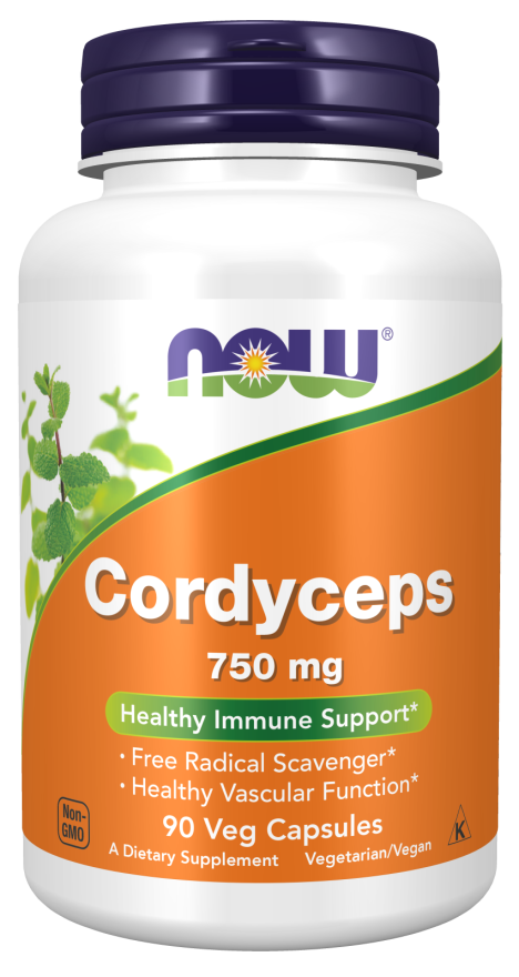 Now CORDYCEPS 750MG 90 VCAPS