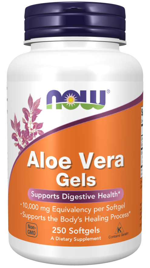 Now ALOE VERA 10,000 GELS 250 SGELS