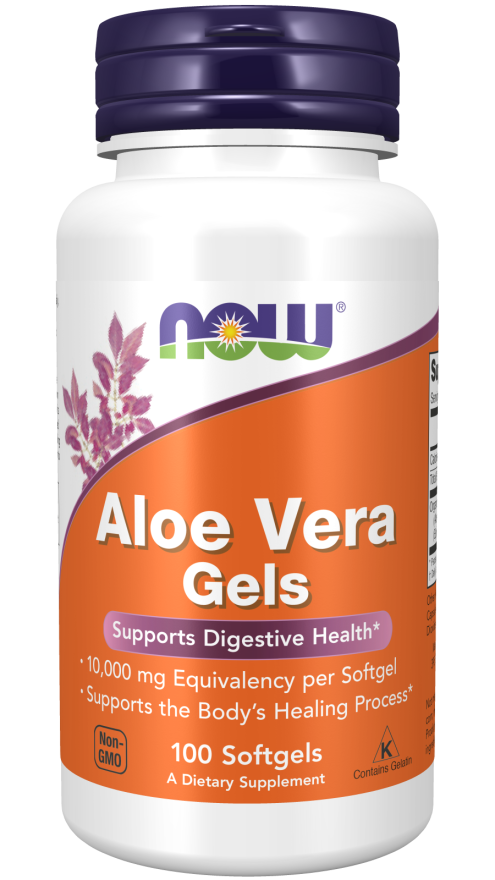 Now ALOE VERA SOFTGEL 10,000mg 100 SGELS