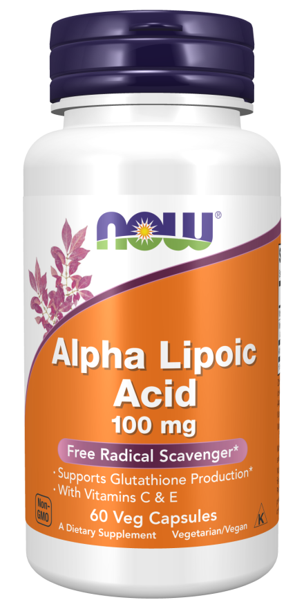 Now ALPHA LIPOIC ACID 100mg 60 VCAP