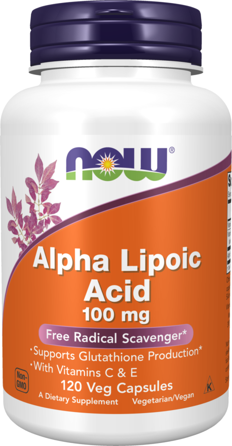 Now ALPHA LIPOIC ACID 100mg 120 VCAPS