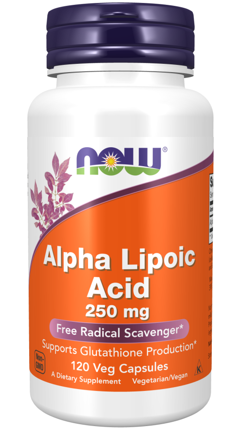 Now ALPHA LIPOIC ACID 250mg 120 VCAPS
