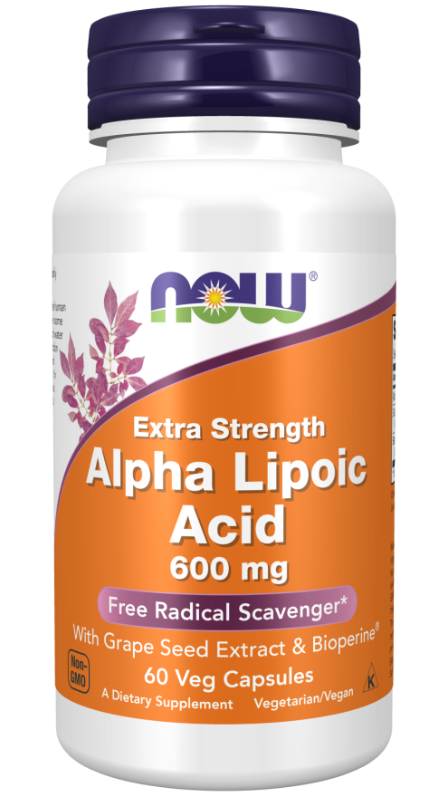 Now ALPHA LIPOIC ACID 600mg 60 VCAPS