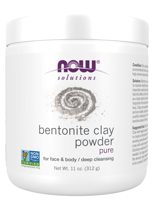 Now BENTONITE CLAY POWDER 11 OZ