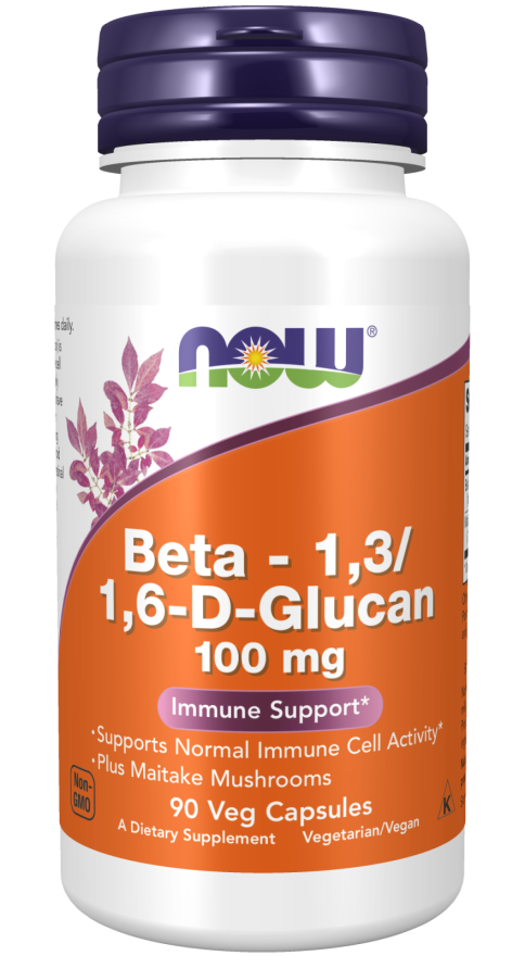 Now BETA-1,3/1,6-D-GLUCAN 100mg 90 VCAPS