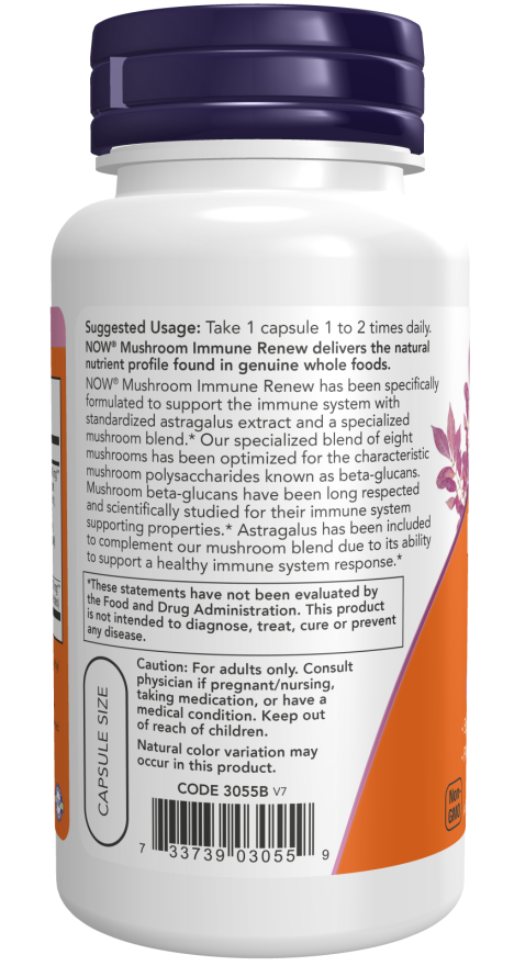 Now MUSHROOM IMMUNE RENEW 90 VCAPS