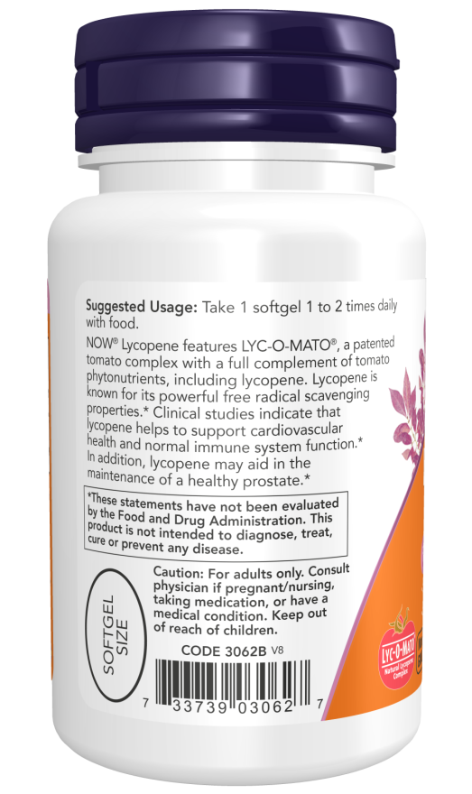 Now LYCOPENE 20 MG 50 SGELS