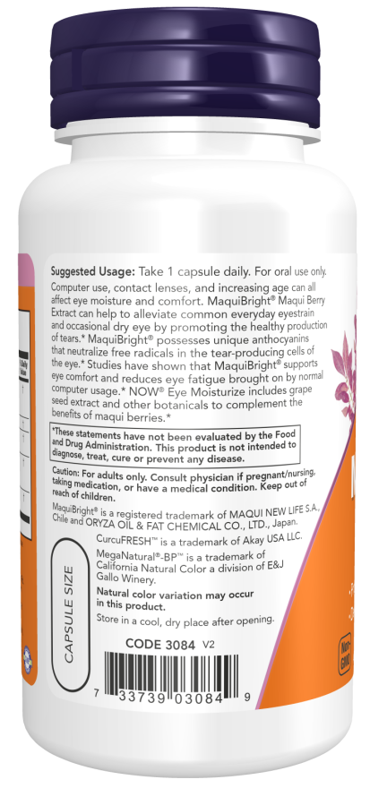 Now EYE MOISTURIZE 60 VCAPS