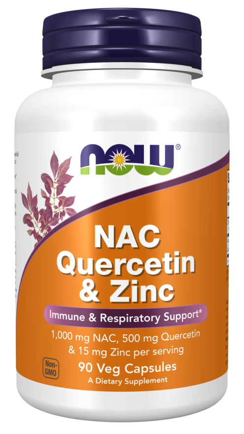 Now NAC with QUERCETIN & ZINC 90 VCAPS