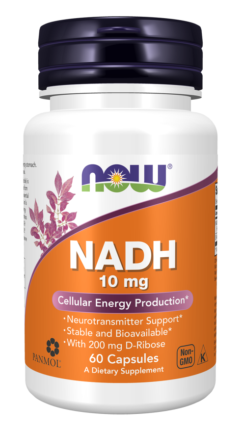 Now NADH 10MG WITH 200MG RIBOSE 60 VCAPS