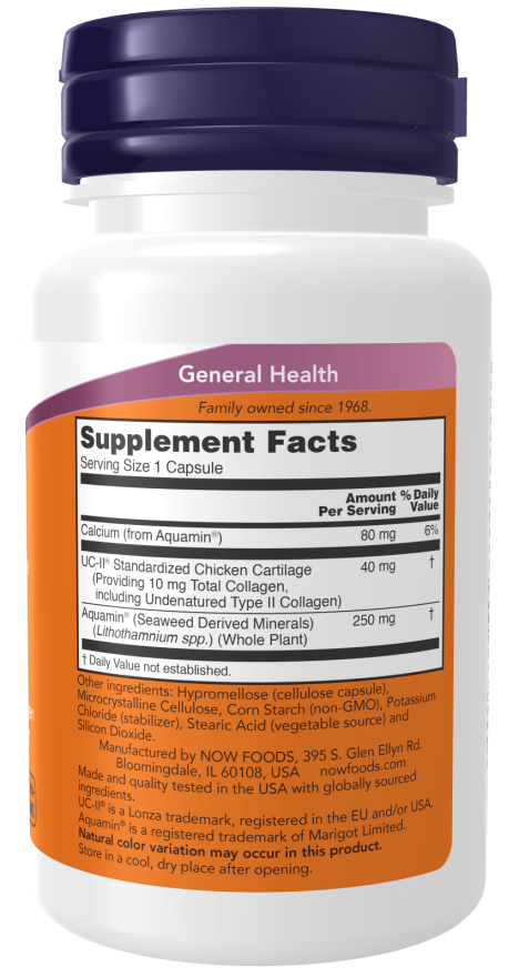 Now UC-II TYPE II COLLAGEN 40MG 60 VCAPS