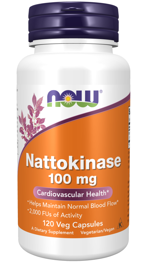 Now NATTOKINASE 100MG 120 VCAPS