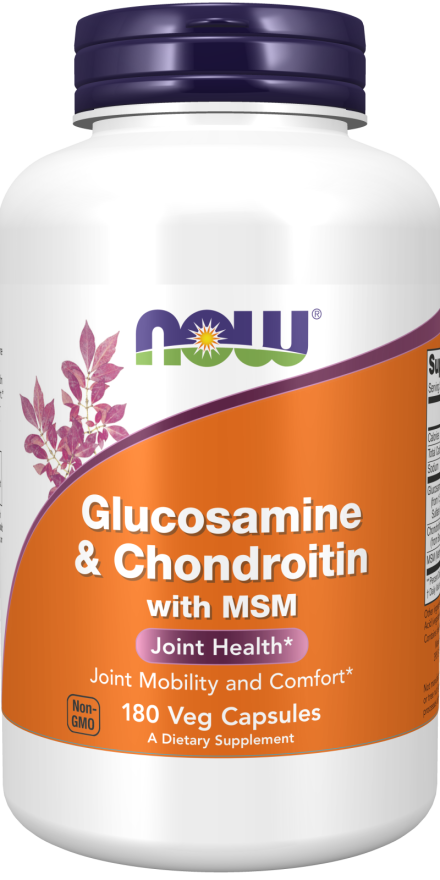 Now GLUCOS 500/CHOND 400/MSM 180 VCAPS