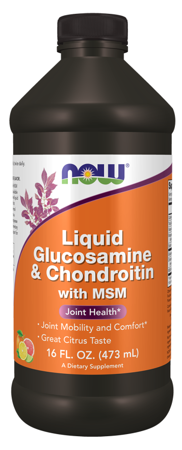 Now LIQ GLUCOS/CHONDROITIN 16 OZ