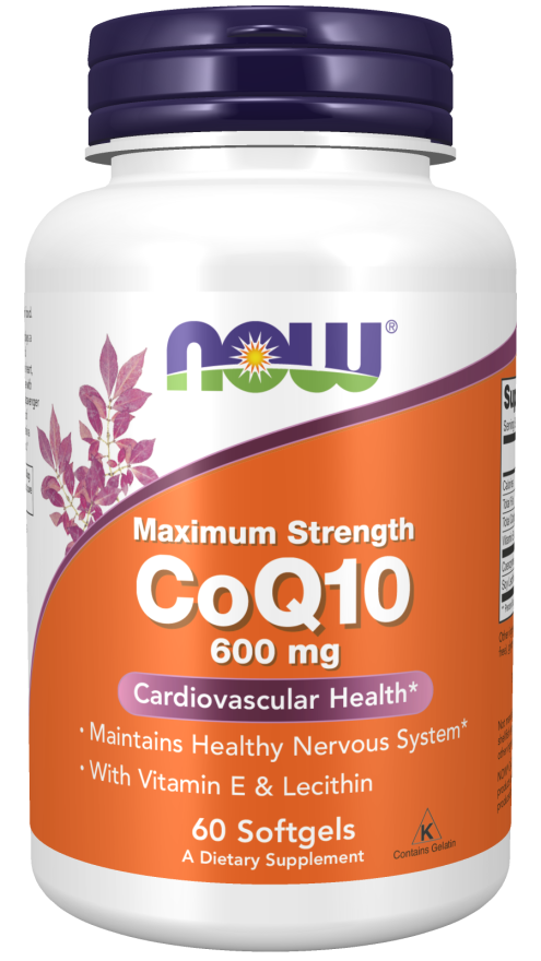 Now CoQ10 600mg 60 SGELS