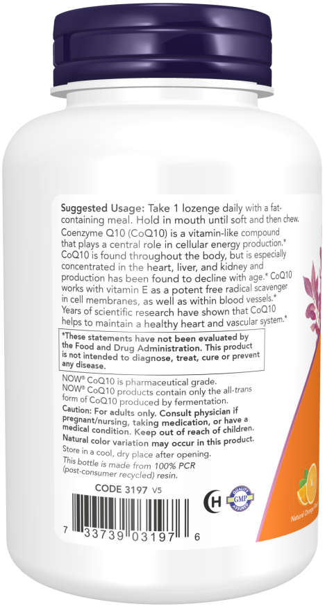 Now CoQ10 200mg & VIT E 90 LOZ