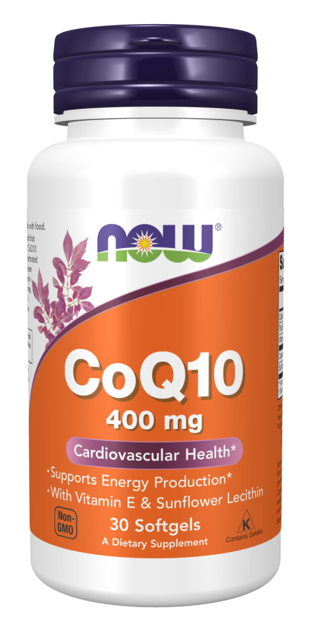 Now CoQ10 400mg 30 SGELS
