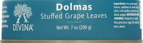 DIVINA Dolmas, Stuffed Grape Leaves 12/7 OZ